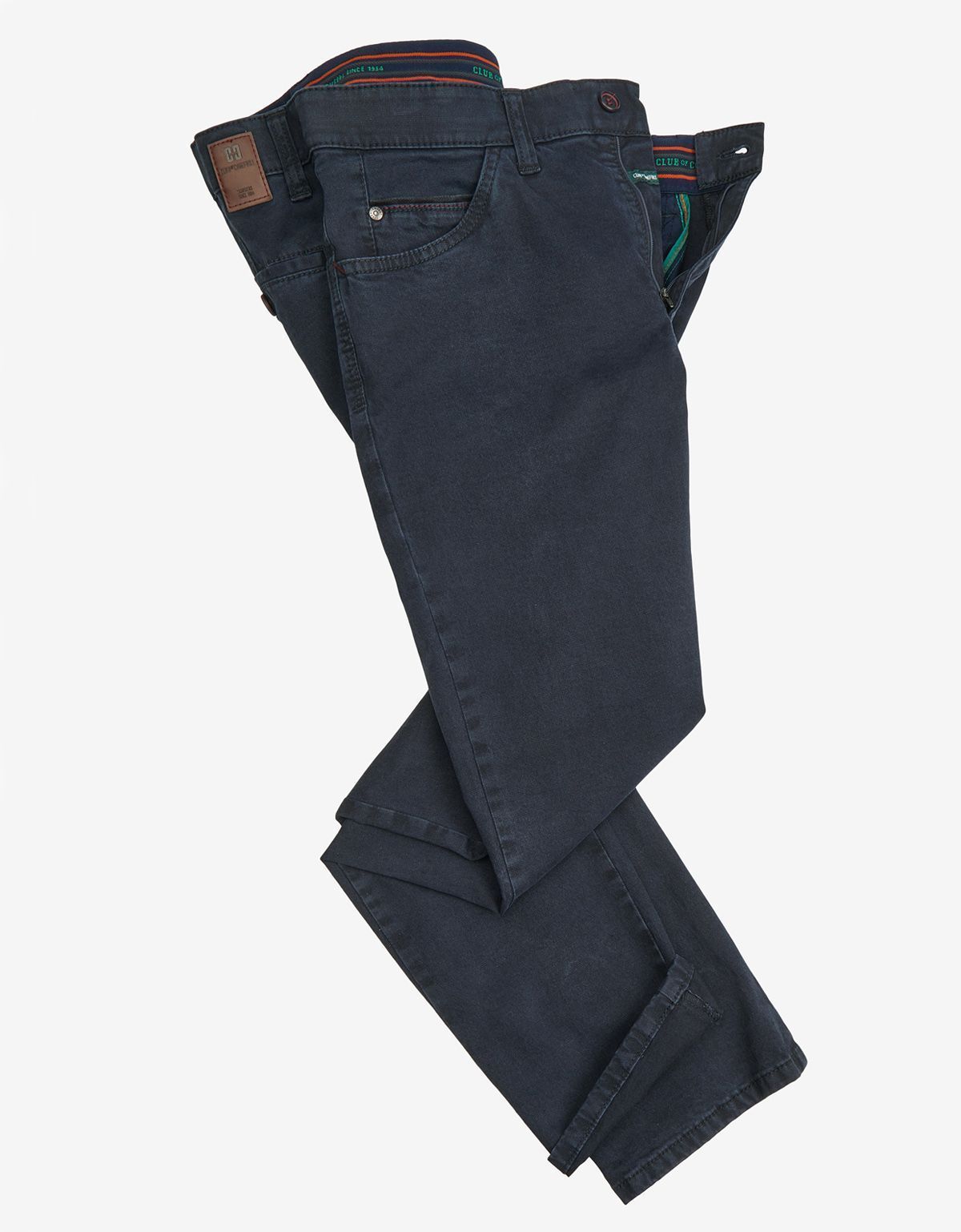 Брюки мужские синие Club Of Comfort, 5 карманов, прямые, мод.Marvin | купить в интернет-магазине Olymp-Men