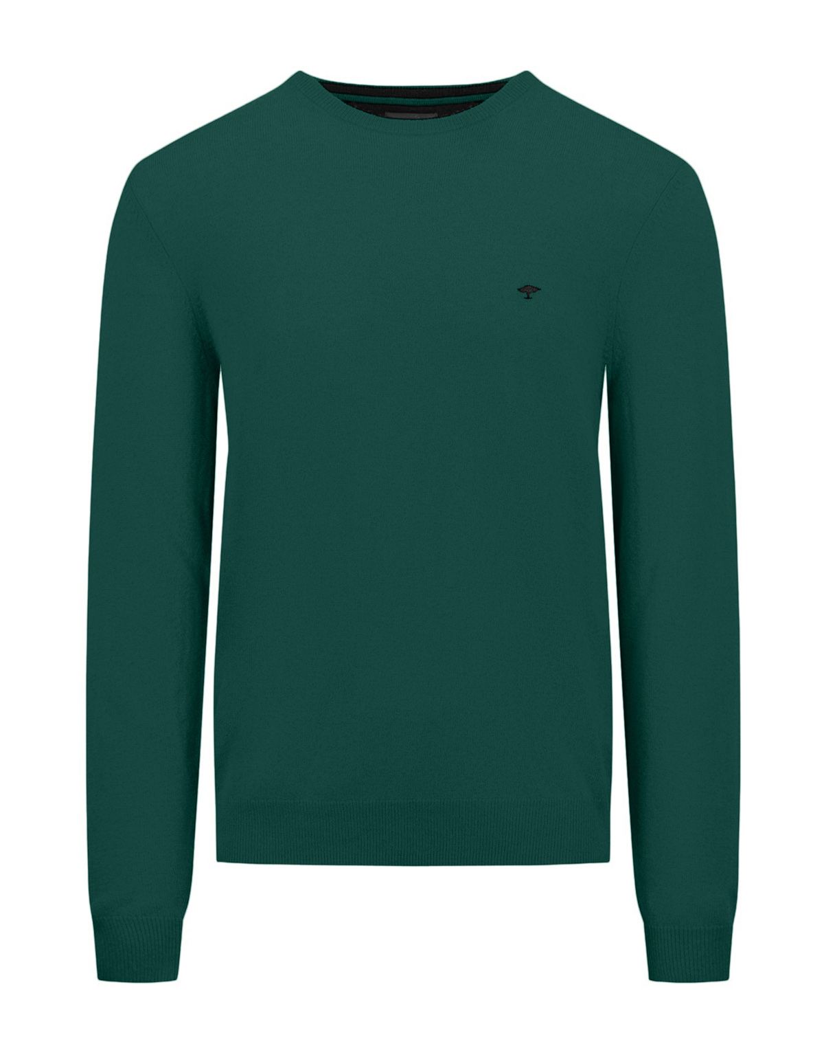 Джемпер мужской Fynch-Hatton с круглым вырезом[ИЗУМРУДНЫЙ]