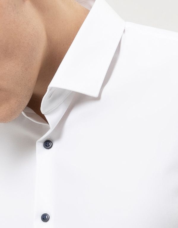 Рубашка мужская белая OLYMP 24/7 супер слим, артикул 07546400