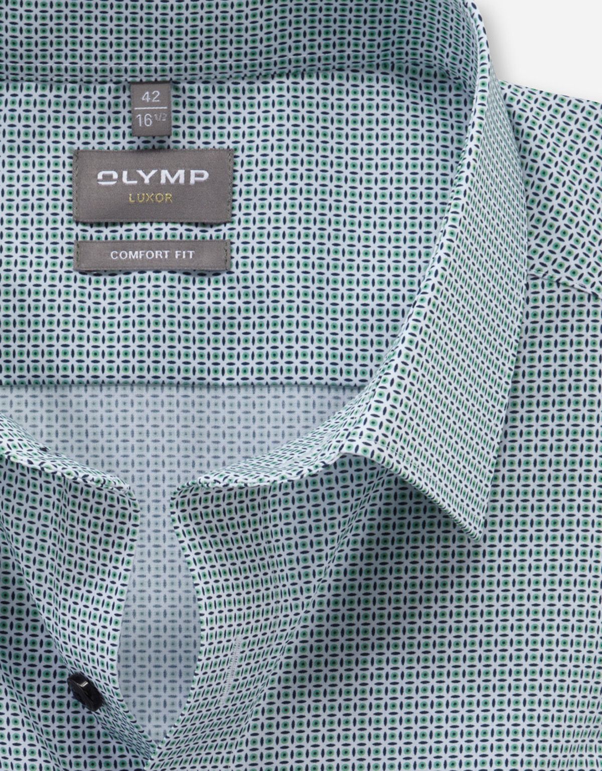 Рубашка мужская OLYMP Luxor с принтом, прямой крой