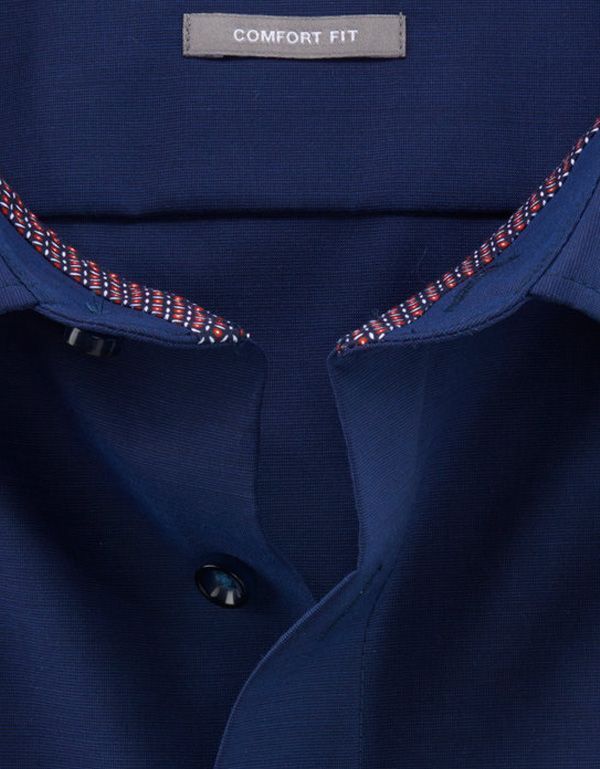 Рубашка мужская классическая OLYMP Luxor, фактурная ткань, прямой крой