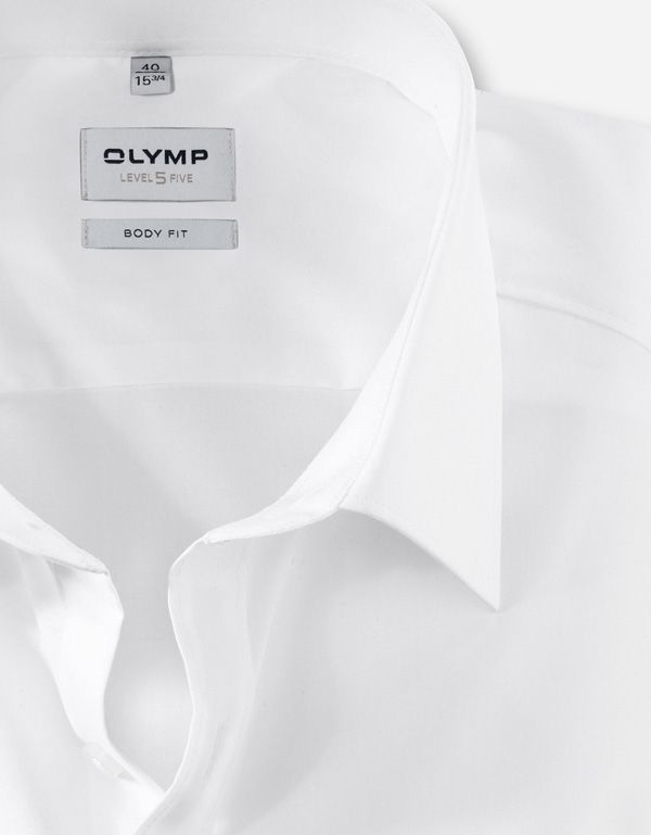 Сорочка однотонная OLYMP Level Five короткий рукав