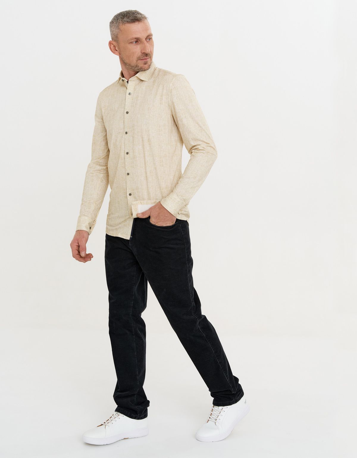 Брюки вельветовые чёрные с подкладом w.Wegener | купить в интернет-магазине Olymp-Men