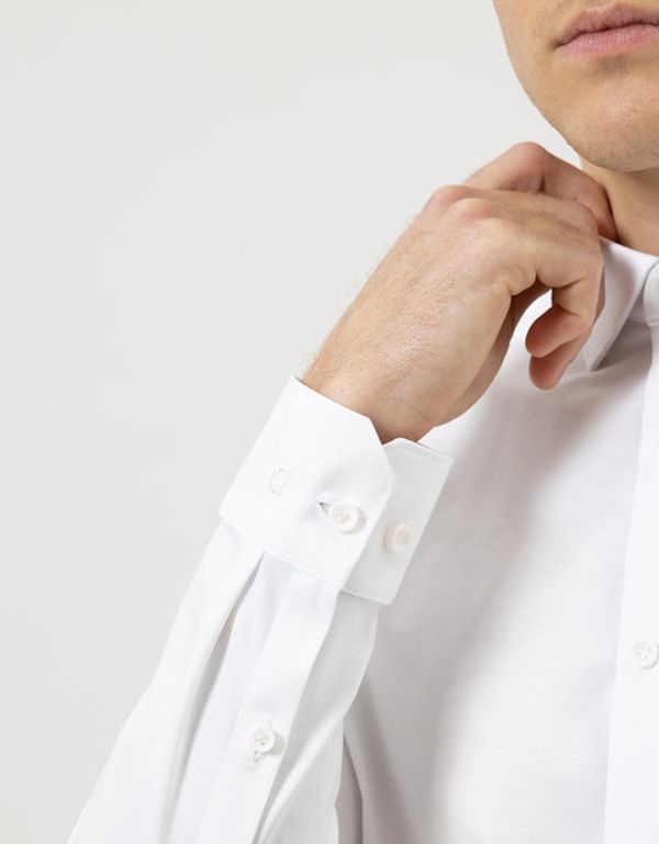 Трикотажная рубашка мужская Olymp 24/7, супер слим, артикул 25037400