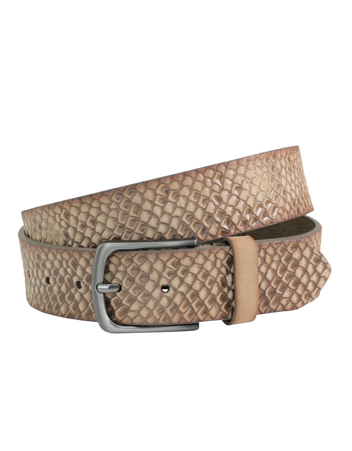 Ремень мужской Lindenmann с тиснением мужские | купить в интернет-магазине Olymp-Men