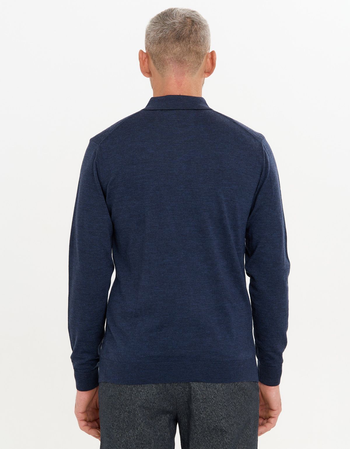 Поло с длинным рукавом вязаное Gratude на пуговицах | купить в интернет-магазине Olymp-Men