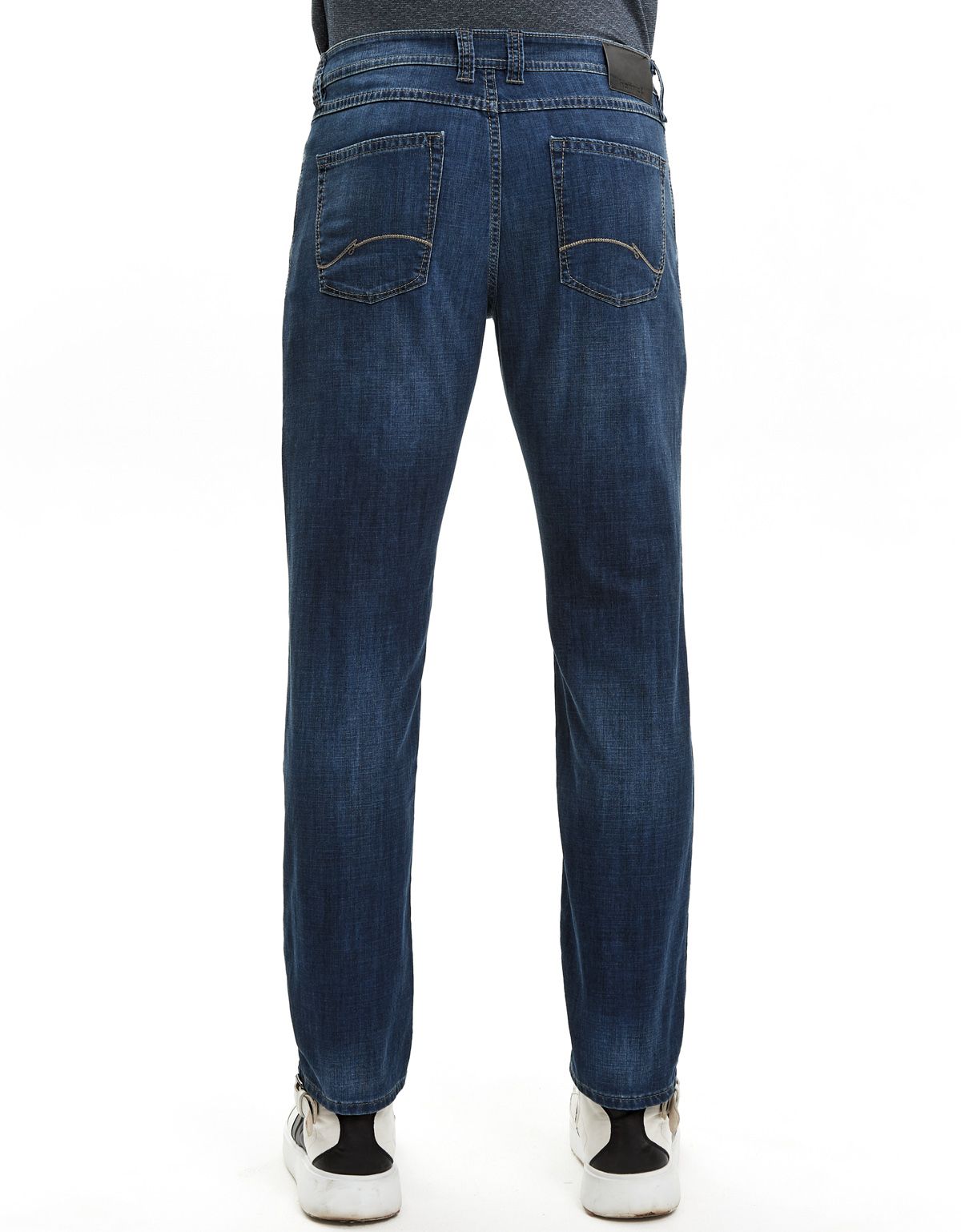 Джинсы синие мужские Hattric прямого кроя | купить в интернет-магазине Olymp-Men