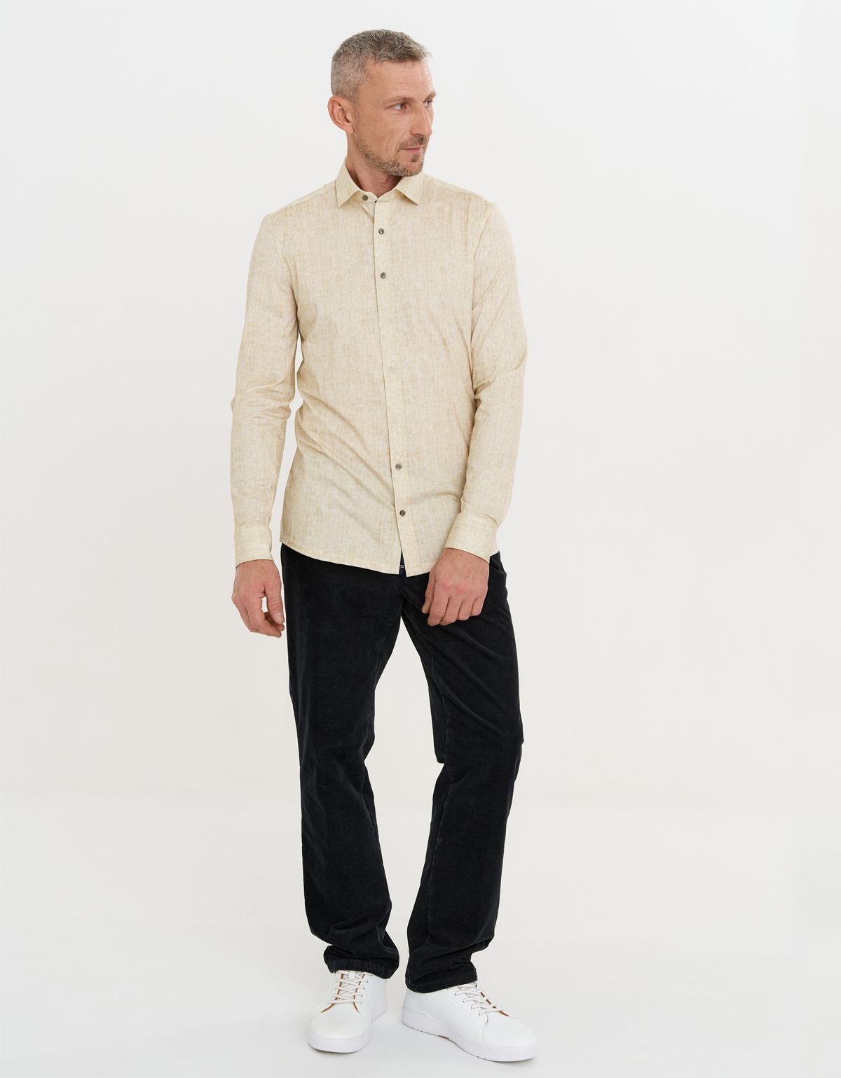 Рубашка мужская трикотажная OLYMP 24/7, body fit | купить в интернет-магазине Olymp-Men