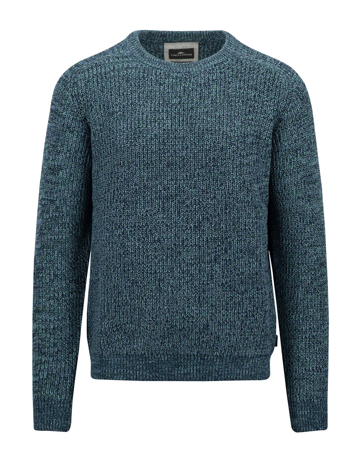 Джемпер мужской бирюзовый меланж Fynch-Hatton[БИРЮЗОВЫЙ]