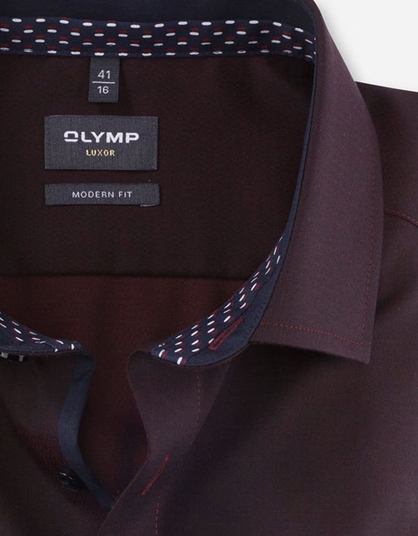 Рубашка мужская OLYMP Luxor, modern fit, фактурная ткань, рост до 176 | купить в интернет-магазине Olymp-Men