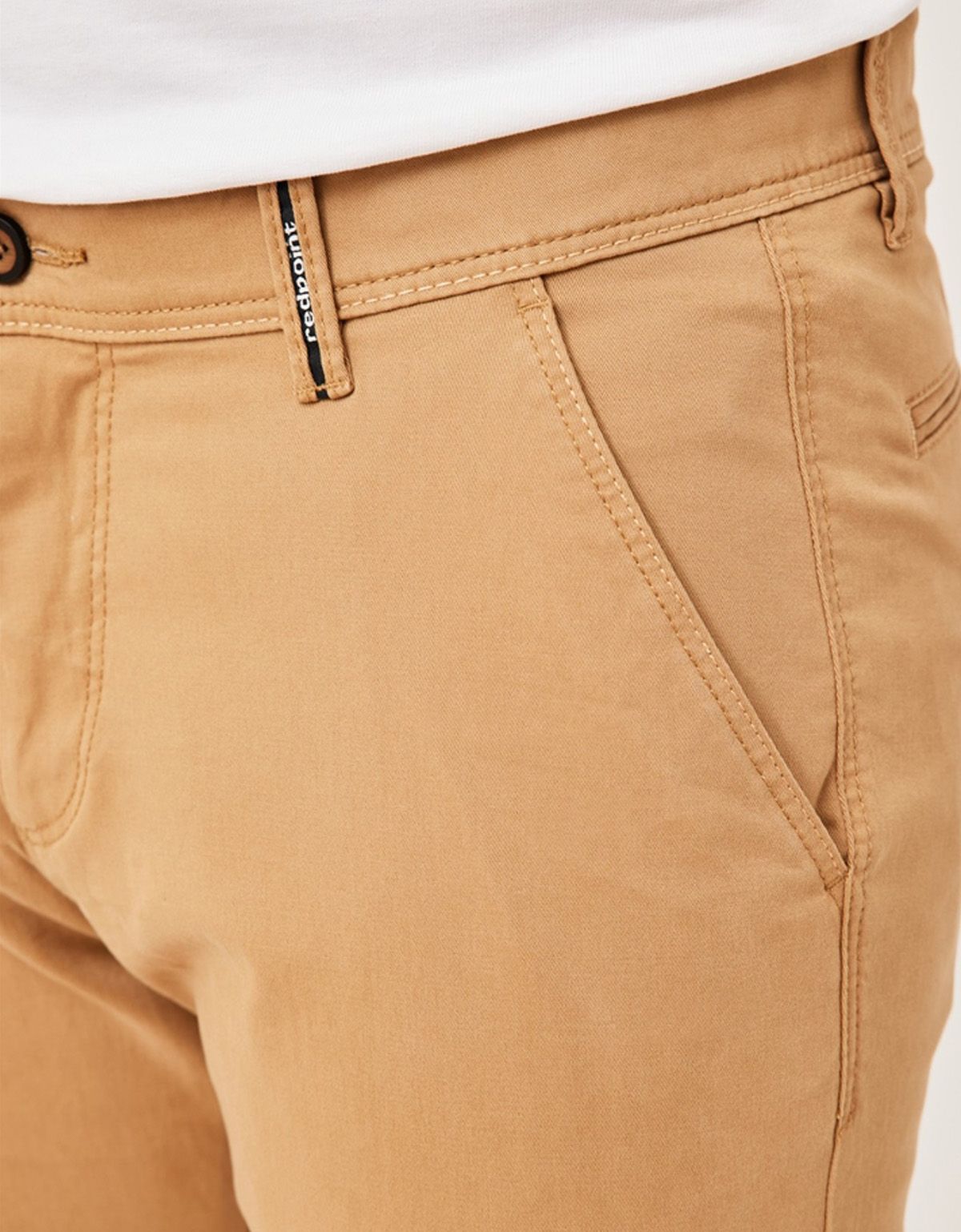 Брюки чинос коричневые мужские Redpoint | купить в интернет-магазине Olymp-Men