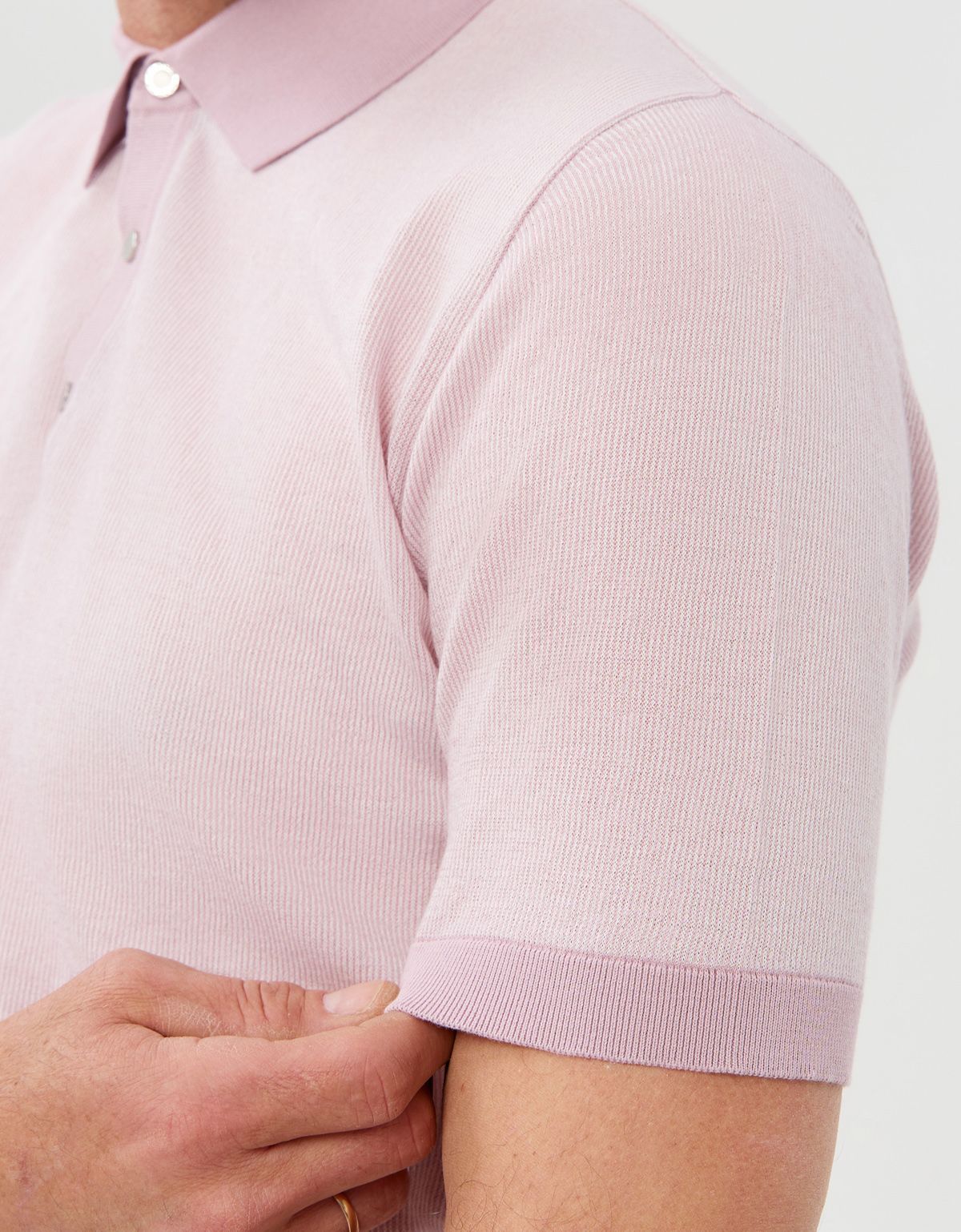 Поло розовое мужское на кнопках Gratude | купить в интернет-магазине Olymp-Men