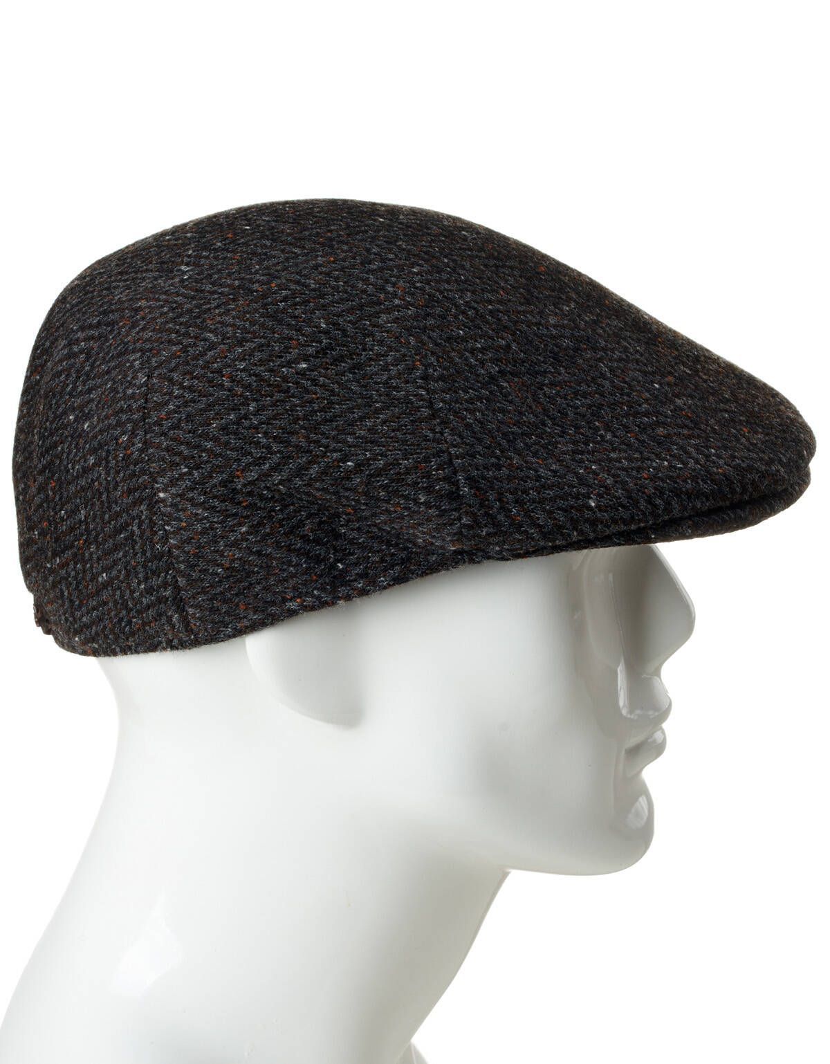 Кепка мужская коричневая в елочку Bersar | купить в интернет-магазине Olymp-Men