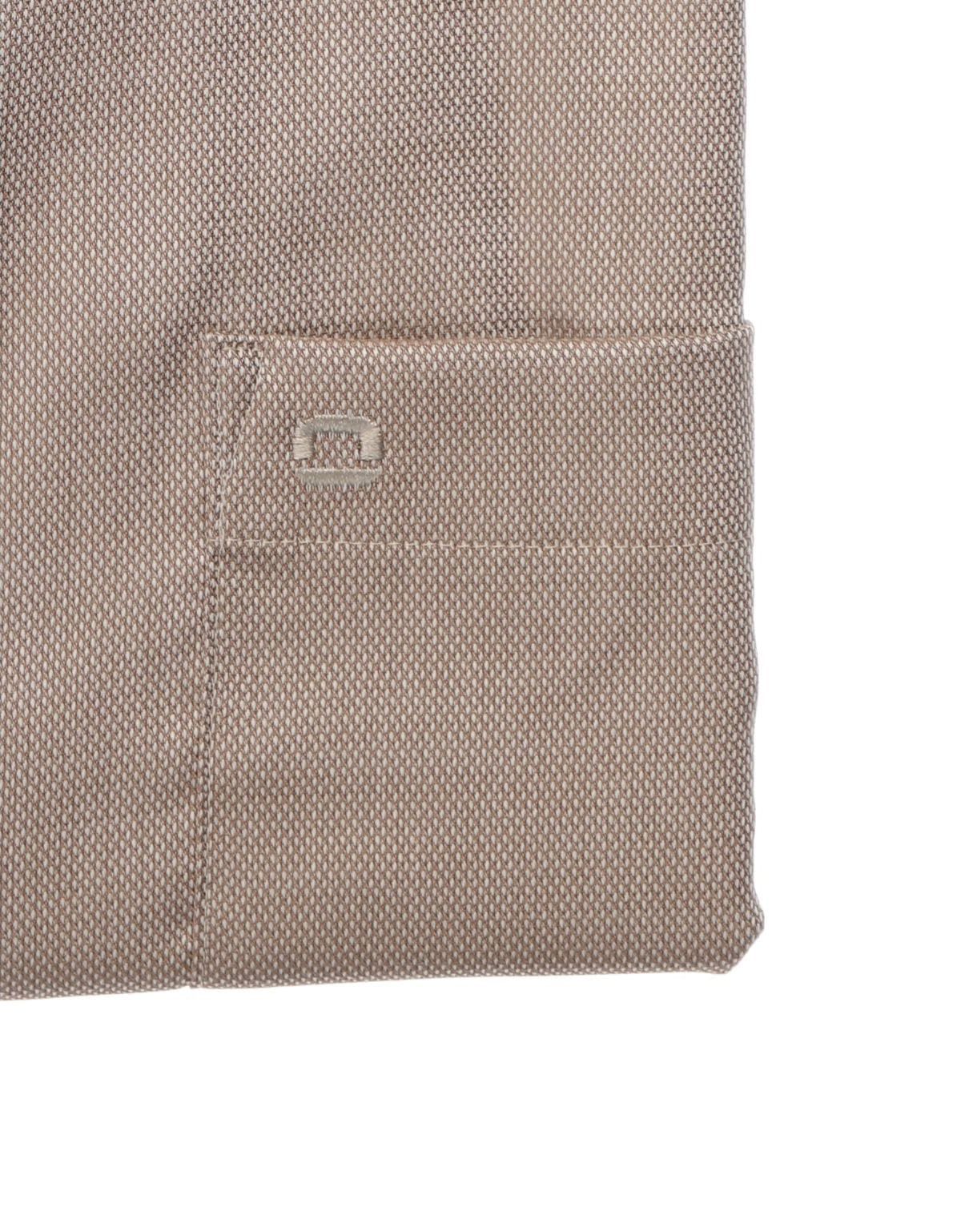 Рубашка бежевая классическая Olymp, модерн фит