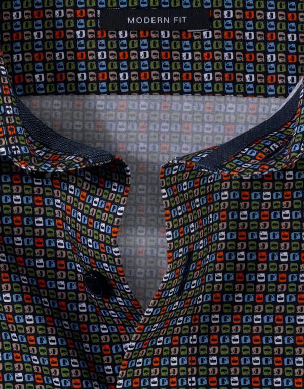 Рубашка мужская с принтом OLYMP Luxor, modern fit | купить в интернет-магазине Olymp-Men