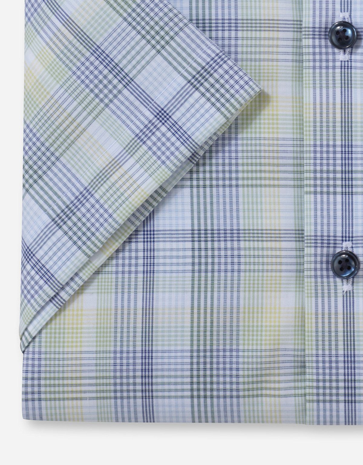 Рубашка мужская с коротким рукавом в клетку OLYMP Luxor, comfort fit