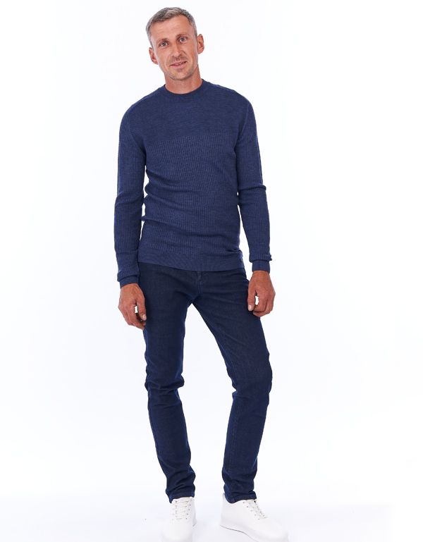 Джемпер мужской Gratude вязаный с круглым воротом | интернет-магазин Olymp-Men