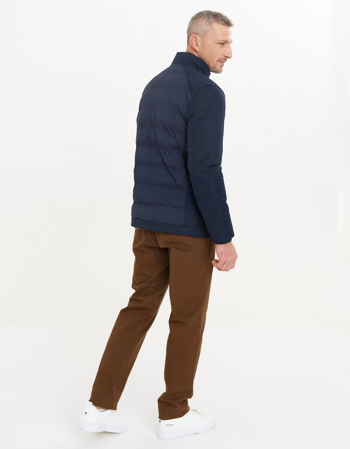 Куртка мужская синяя стеганая Fynch-Hatton | купить в интернет-магазине Olymp-Men