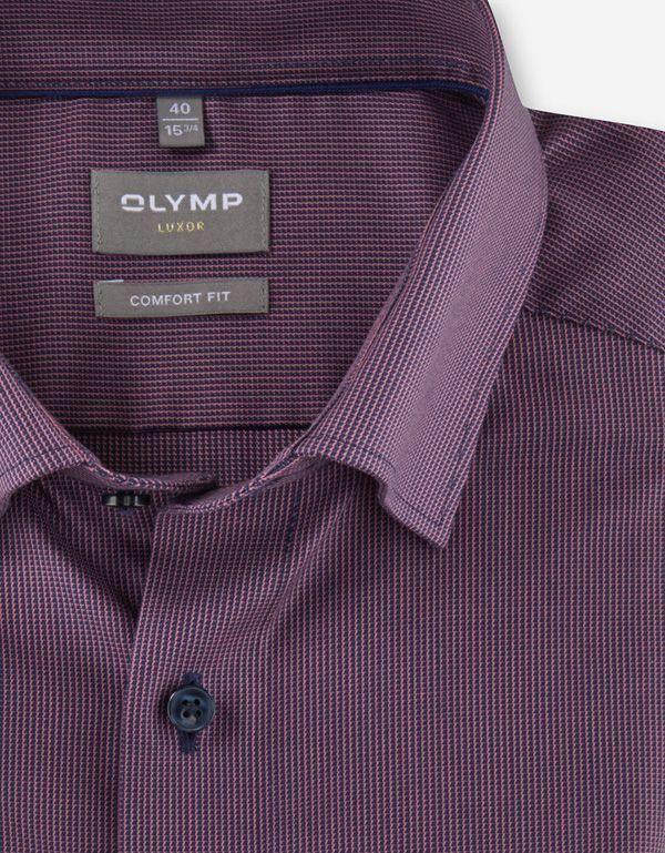 Рубашка мужская с коротким рукавом OLYMP Luxor, прямой крой