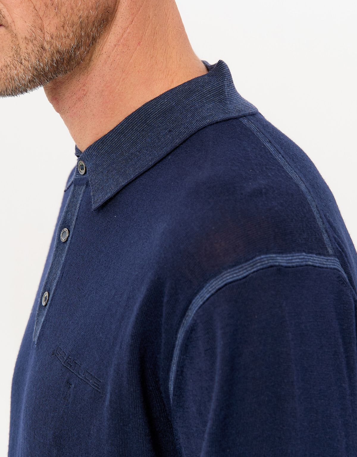 Поло с длинным рукавом Gratude на пуговицах | купить в интернет-магазине Olymp-Men