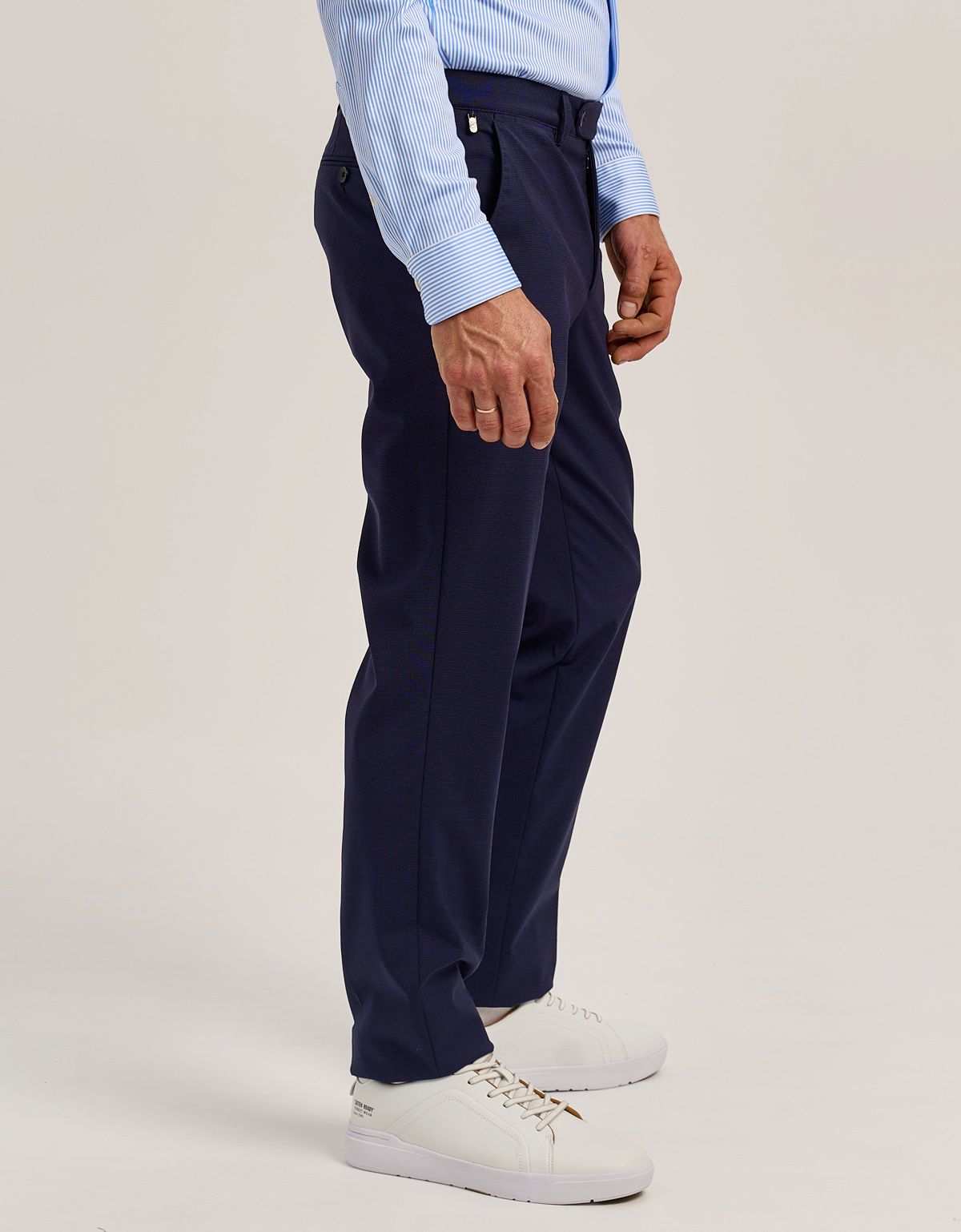 Брюки классические синие мужские w.Wegener | купить в интернет-магазине Olymp-Men