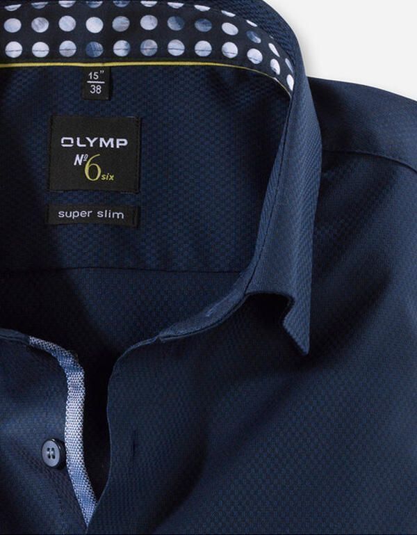 Сорочка мужская OLYMP №6 супер слим | купить в интернет-магазине Olymp-Men