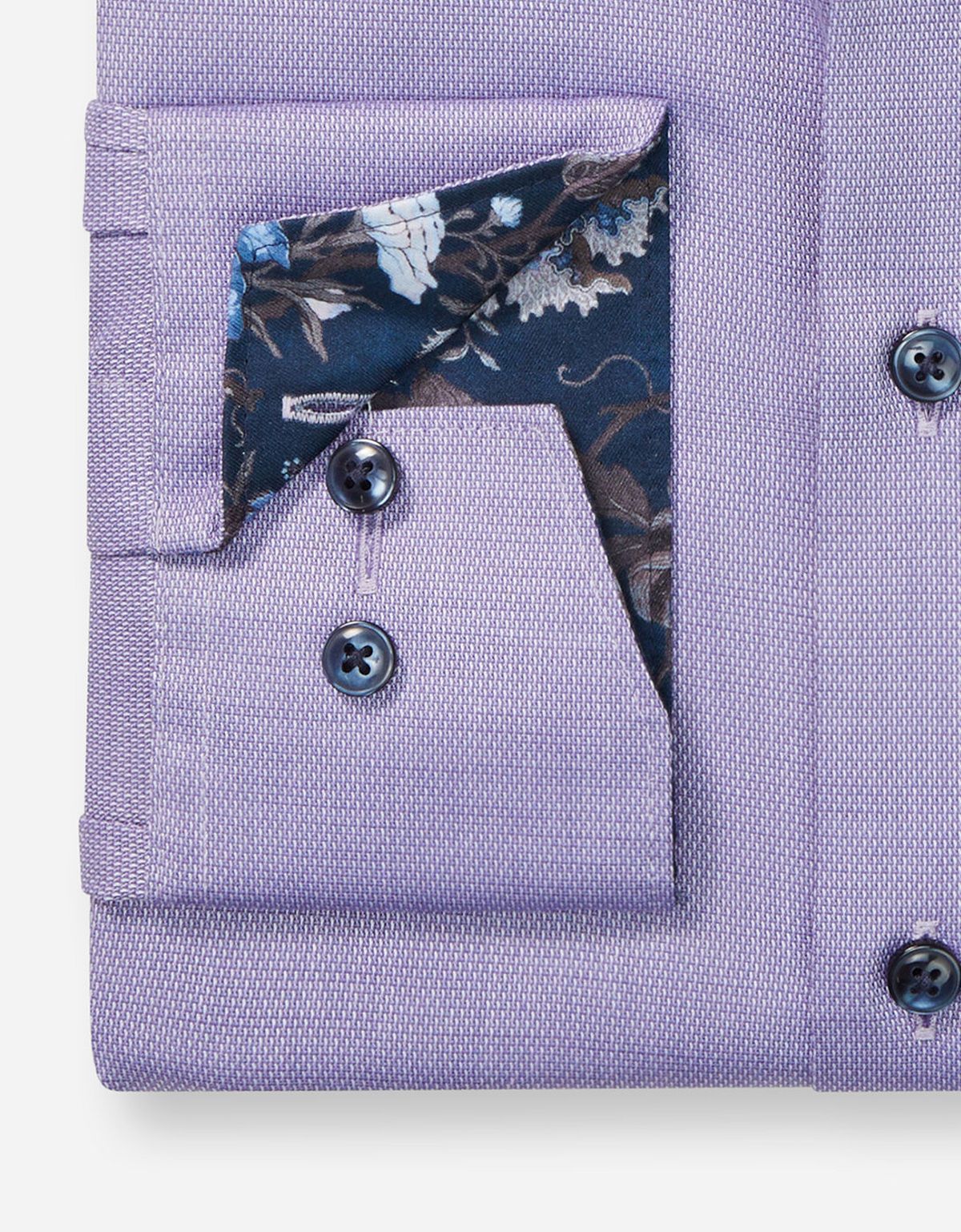 Рубашка мужская с синими пуговицами OLYMP Luxor, modern fit | купить в интернет-магазине Olymp-Men