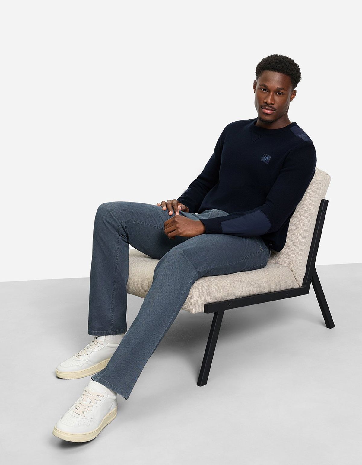 Джемпер Olymp с декоративными вставками | интернет-магазин Olymp-Men