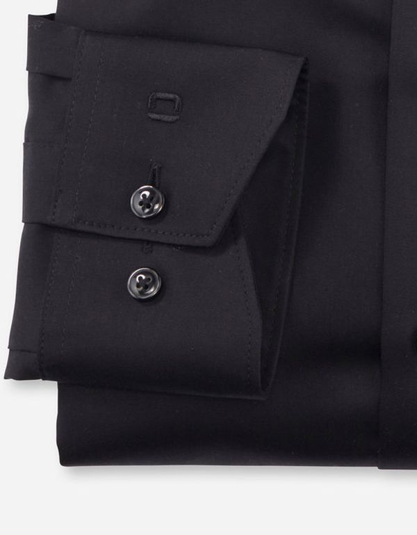 Рубашка мужская чёрная классическая OLYMP Luxor, modern fit | купить в интернет-магазине Olymp-Men