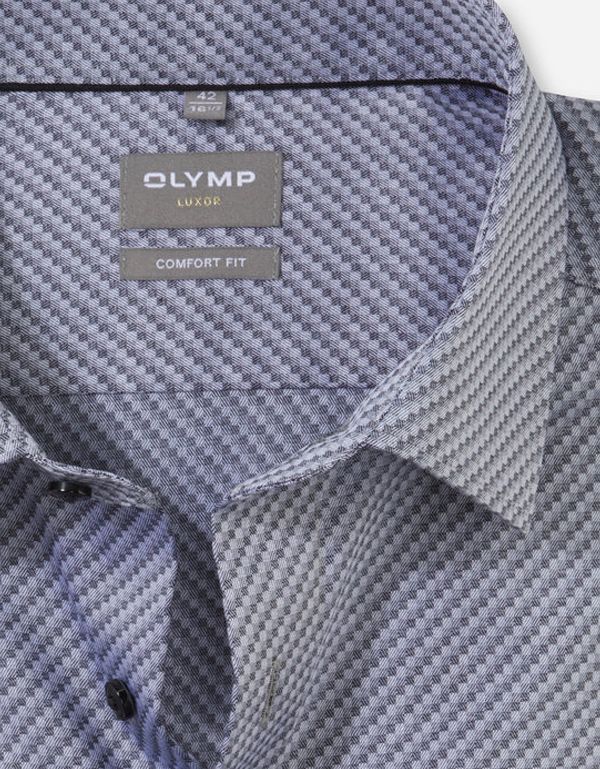 Рубашка классическая в клетку OLYMP Luxor, прямой крой, длинный рукав | купить в интернет-магазине Olymp-Men