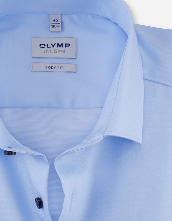 Рубашка мужская приталенная OLYMP Level Five с коротким рукавом