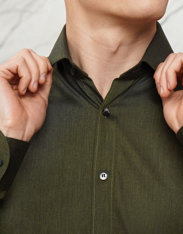 Рубашка классическая OLYMP длинный рукав, body fit | купить в интернет-магазине Olymp-Men