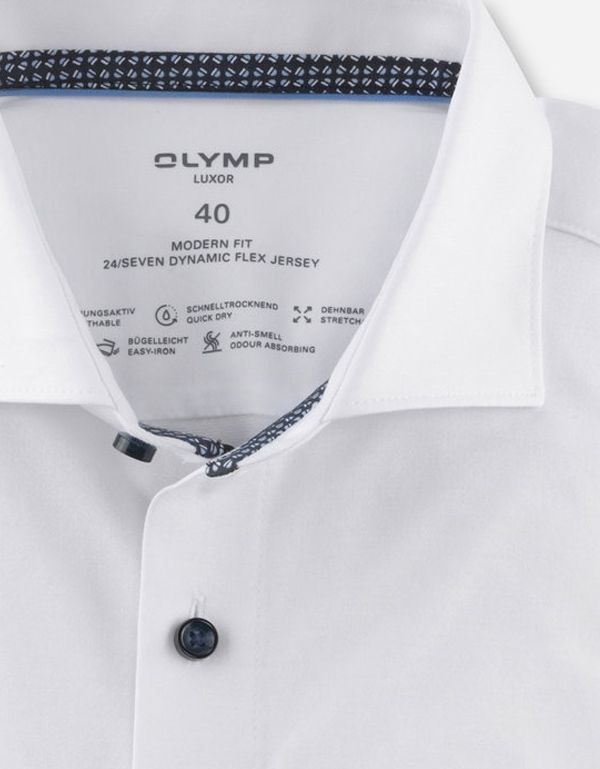 Рубашка трикотажная мужская OLYMP Luxor 24/7, modern fit | купить в интернет-магазине Olymp-Men