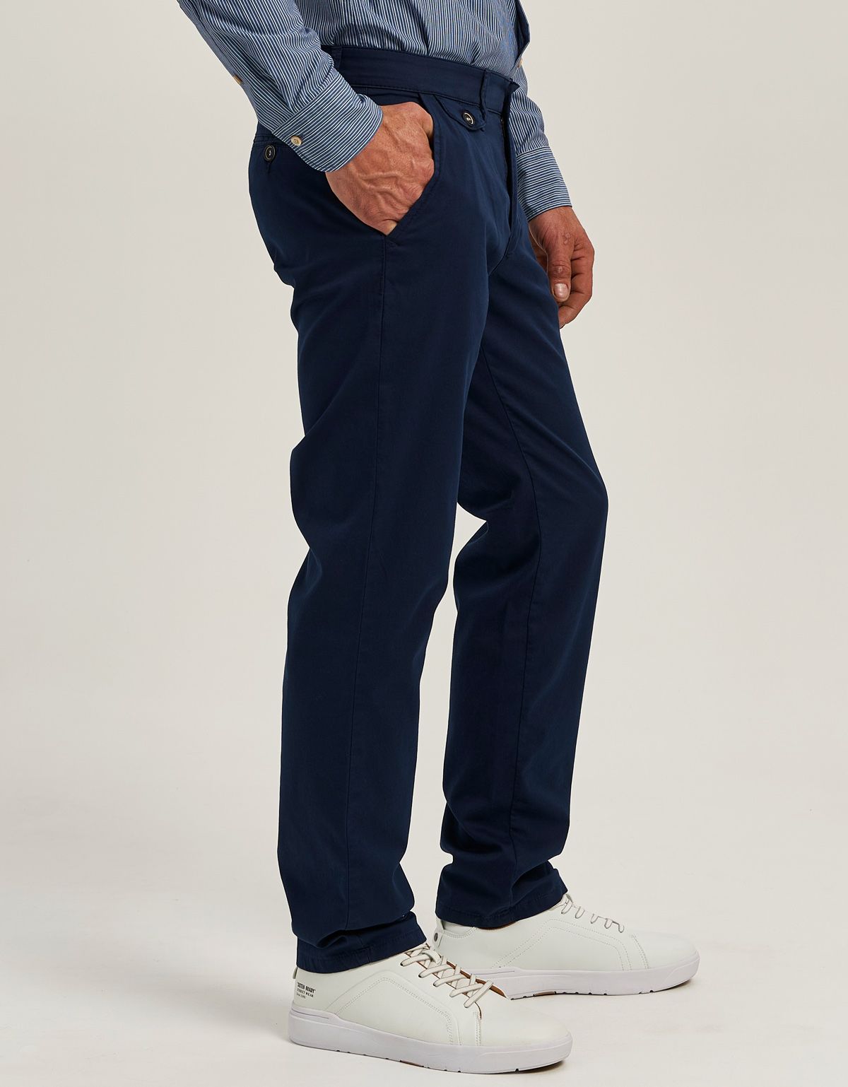 Брюки синие мужские Club Of Comfort из хлопка | купить в интернет-магазине Olymp-Men