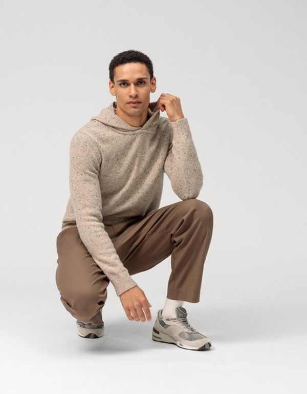 Толстовка вязаная мужская OLYMP с капюшоном, modern fit | купить в интернет-магазине Olymp-Men