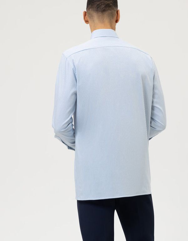 Рубашка мужская в полоску OLYMP Luxor 24/7 климат-контроль, modern fit | купить в интернет-магазине Olymp-Men