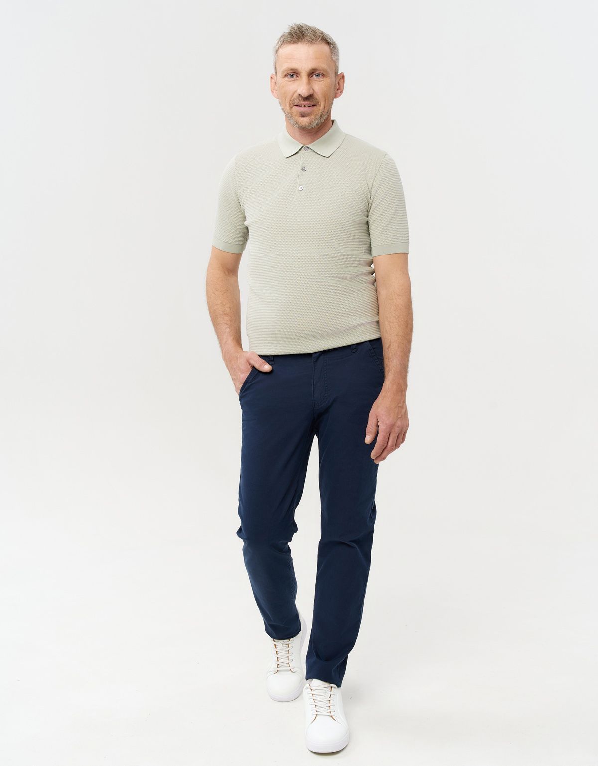 Брюки чинос синие мужские Club of Comfort | купить в интернет-магазине Olymp-Men