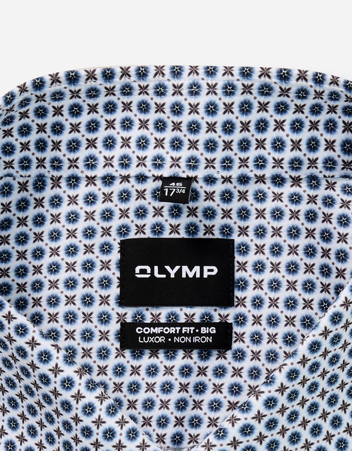 Сорочка классическая с рисунком Olymp Luxor Big, прямой крой | купить в интернет-магазине Olymp-Men