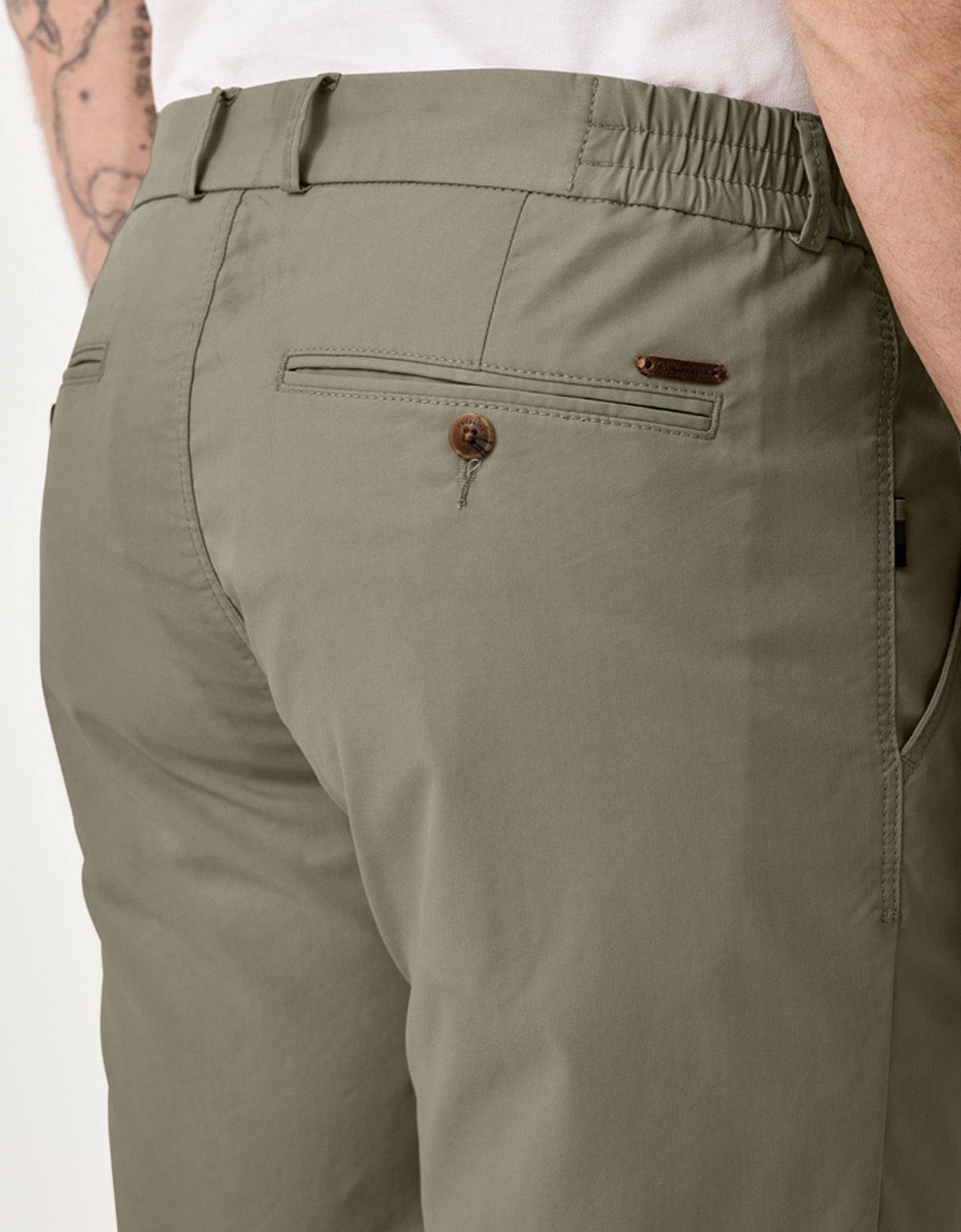 Брюки чинос летние зелёные Redpoint | купить в интернет-магазине Olymp-Men