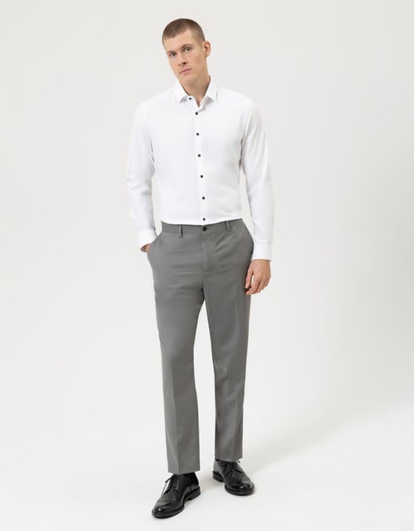 Рубашка мужская белая OLYMP 24/7 супер слим, артикул 07546400