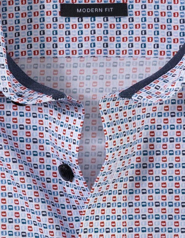 Рубашка мужская с принтом OLYMP Luxor, modern fit | купить в интернет-магазине Olymp-Men