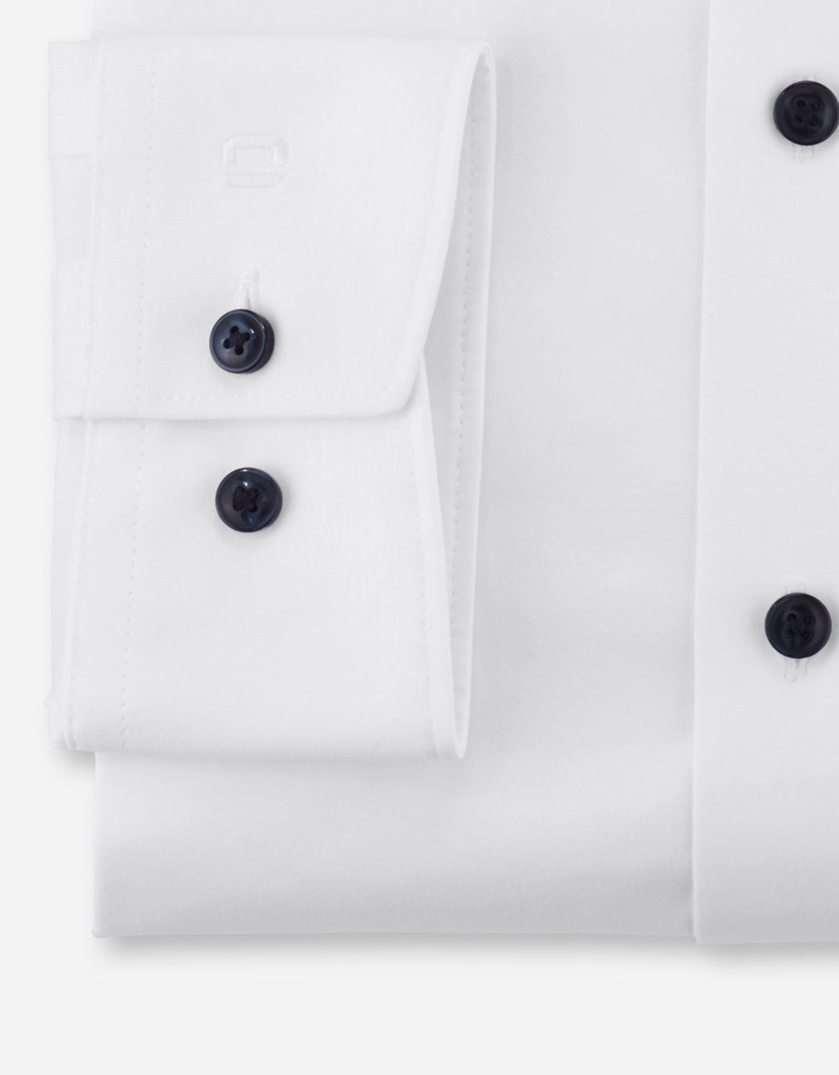 Рубашка трикотажная белая мужская OLYMP Luxor, modern fit | купить в интернет-магазине Olymp-Men