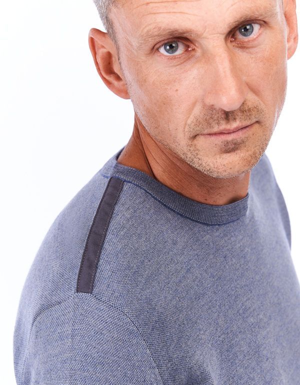Джемпер мужской Gratude шерстяной с декоративной отделкой | интернет-магазин Olymp-Men