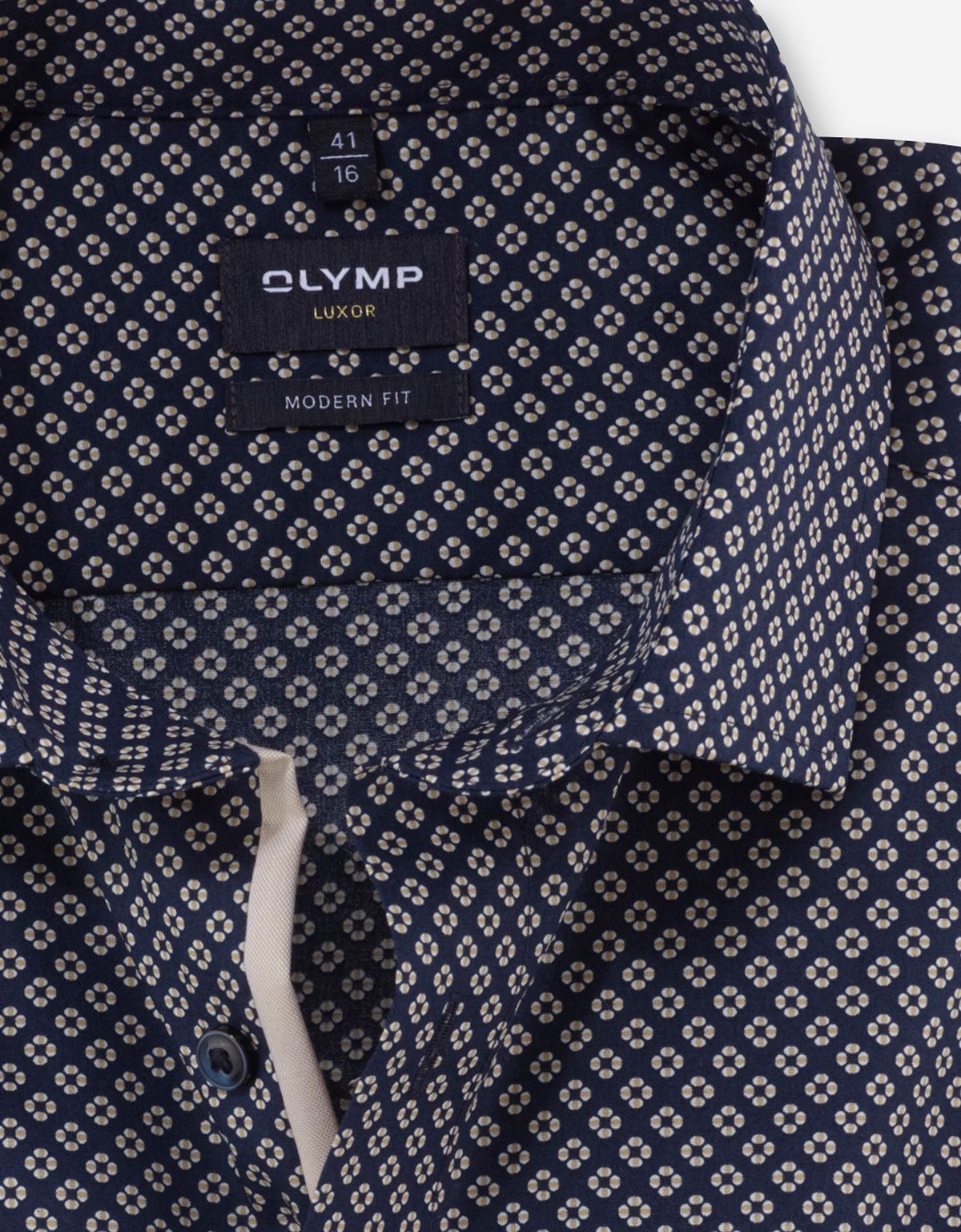 Рубашка мужская с принтом OLYMP Luxor, modern fit | купить в интернет-магазине Olymp-Men