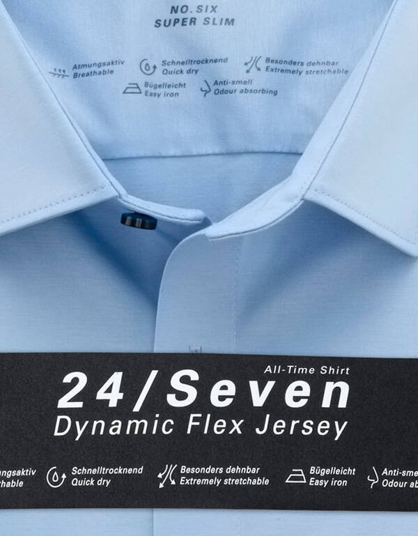 Рубашка трикотажная мужская Olymp 24/7, супер слим, артикул 25037410