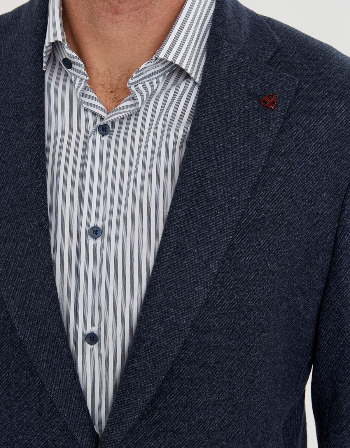 Пиджак мужской трикотажный синий Roy Robson | купить в интернет-магазине Olymp-Men