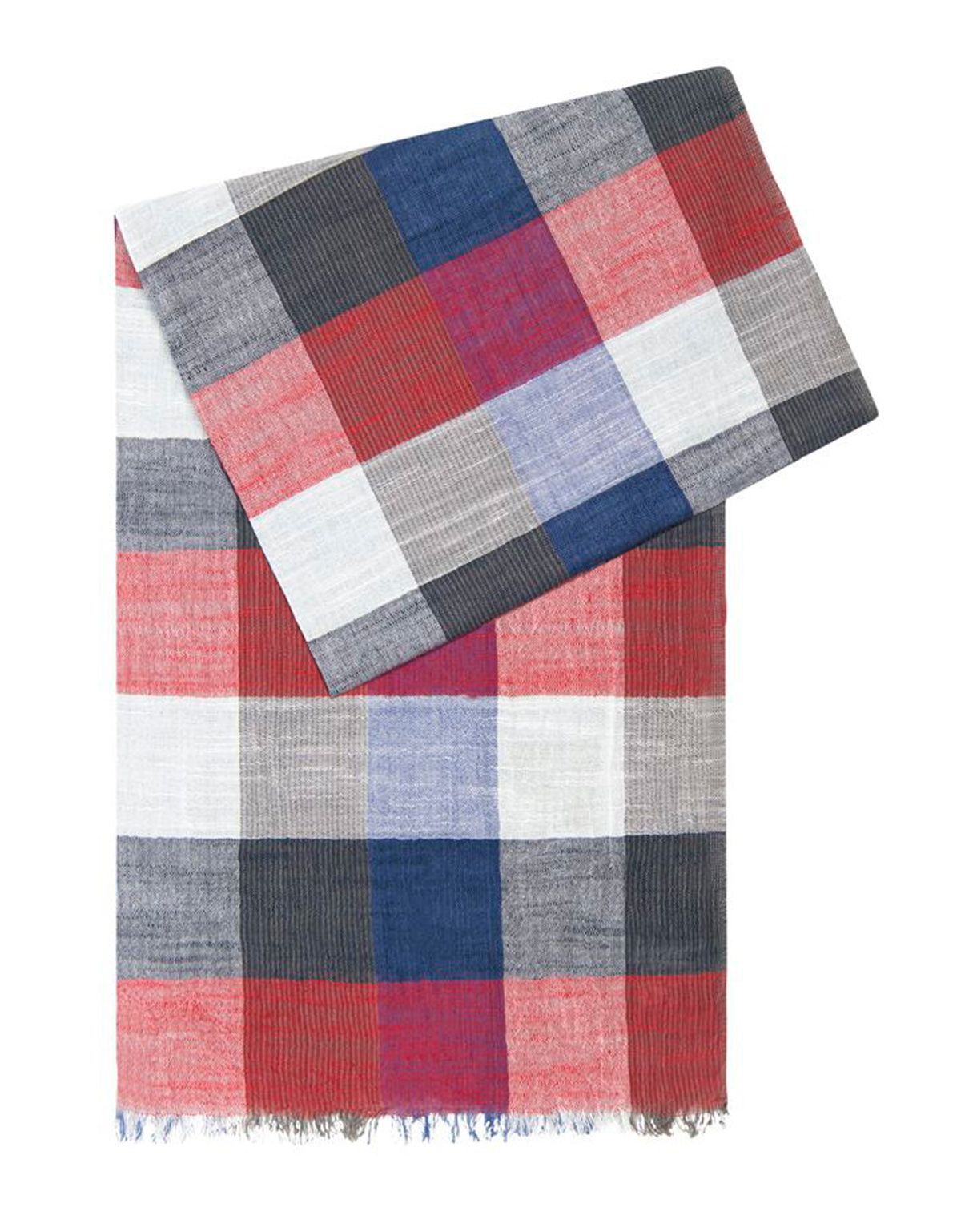 Шарф мужской Lindenmann хлопковый в клетку | купить в интернет-магазине Olymp-Men