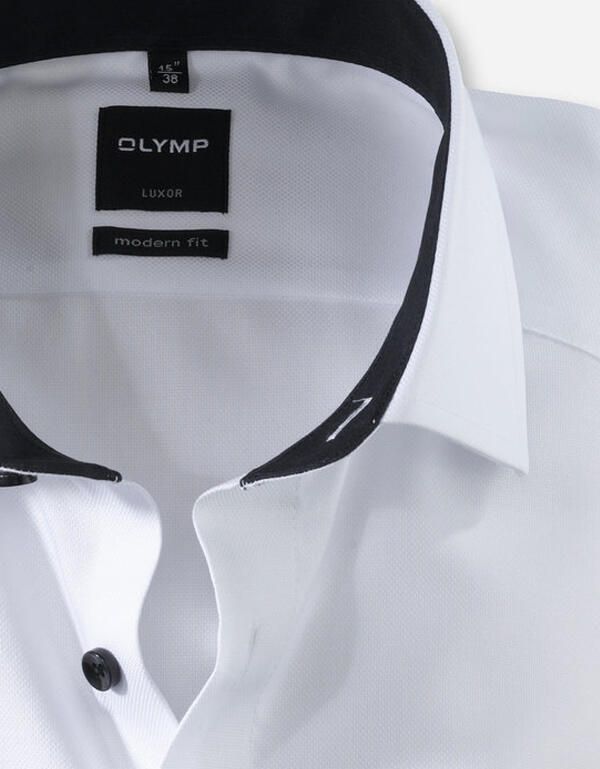 Деловая рубашка OLYMP Modern fit, фактурная ткань | купить в интернет-магазине Olymp-Men