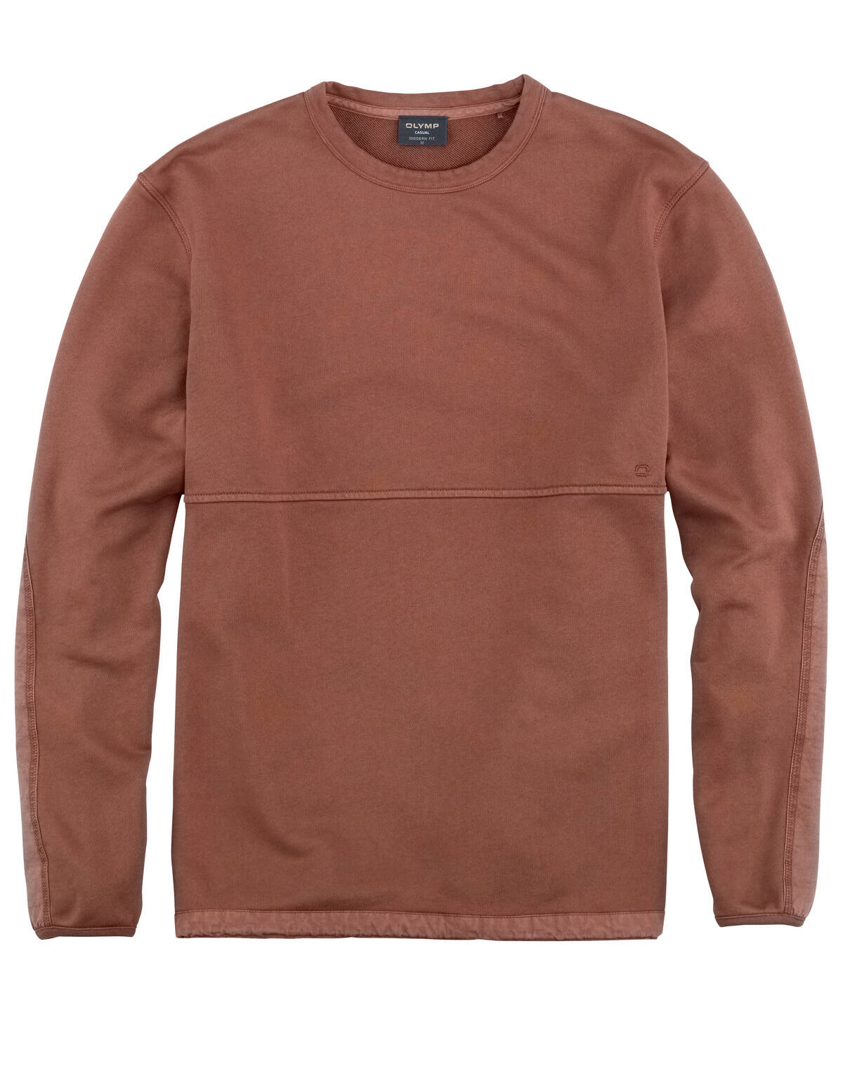 Толстовка мужская OLYMP (свитшот), modern fit[Коричневый]