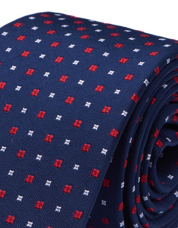 Галстук удлиненный Bernd Hennes c объёмным рисунком, широкий, 8,5 см | купить в интернет-магазине Olymp-Men